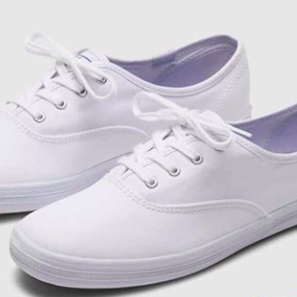 NEW Keds Womens Classic Canvas Sneaker white various sizes - Picture 1 of 2